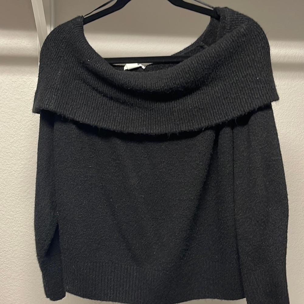 Cozy off the shoulder